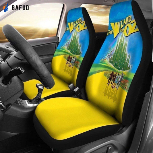 Go To Emerald City Car Seat Covers For Fan Gifts Custom The Wizard Of Oz Car Decoration - Bafud