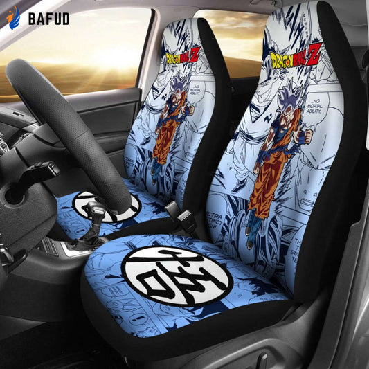 Goku Ultra Dragon Ball Z Car Seat Covers For Fan Gifts Manga Mixed Anime Great - Bafud