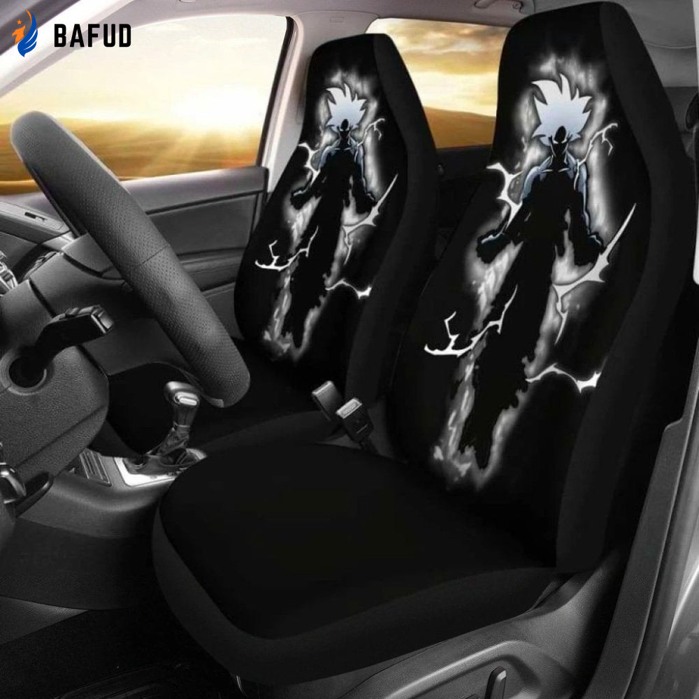 Goku Ultra Instinct Car Seat Covers For Fan Gifts Dragon Ball Custom NH1911 - Bafud