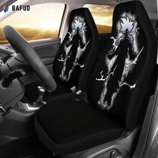 Goku Ultra Instinct Car Seat Covers For Fan Gifts Dragon Ball Custom NH1911 - Bafud