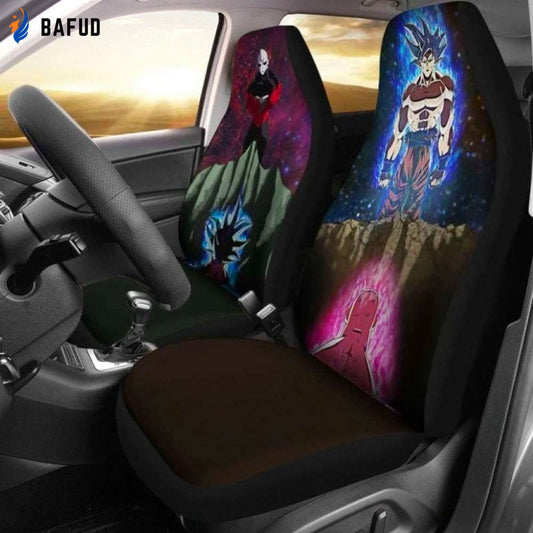 Goku Vs Jiren Dragon Ball Car Seat Covers For Fan Gifts Anime Custom NH1911 - Bafud