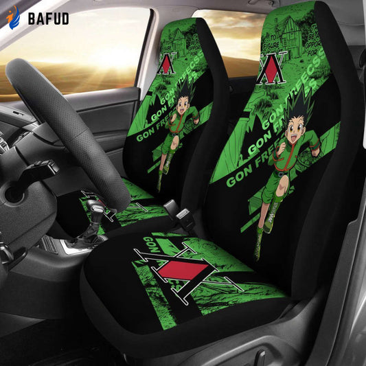 Gon Freeccs Characters Hunter X Hunter Car Seat Covers For Fan Gifts Anime Gift - Bafud