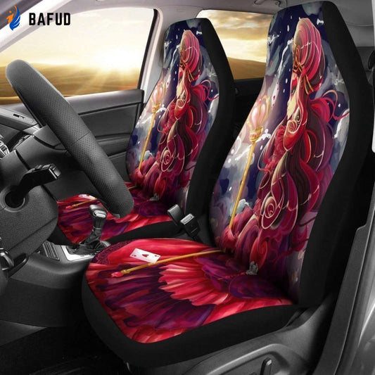 Graphic Queen Of Heart Car Seat Covers For Fan Gifts HH11 - Bafud