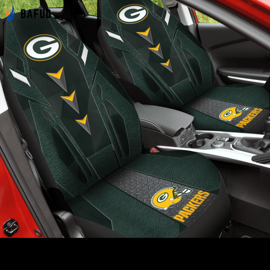 Green Bay Packers Car Seat Covers for Fan Gifts G95 - Bafud