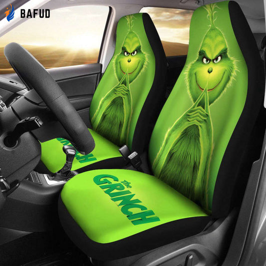 Grinch Seat Covers For Fan Gifts 1 - Bafud
