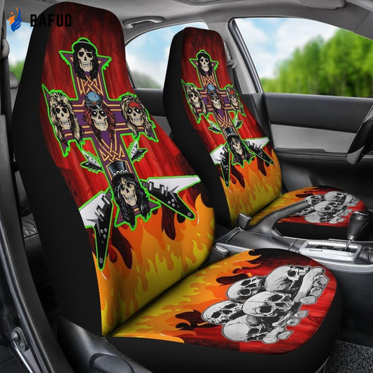 Guns N’ Roses Band Seat Covers For Fan Gifts For Fan Gifts for Fan Gifts CH - Bafud