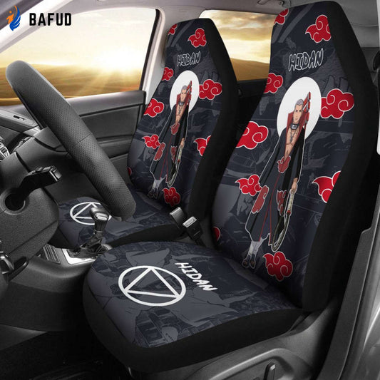 Hidan NRT Akatsuki Members Car Seat Covers For Fan Gifts Custom Anime Car Accessories - Bafud