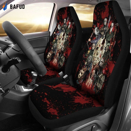 Horror Characters Jason Voorhees Car Seat Covers For Fan Gifts Gift H191113 - Bafud