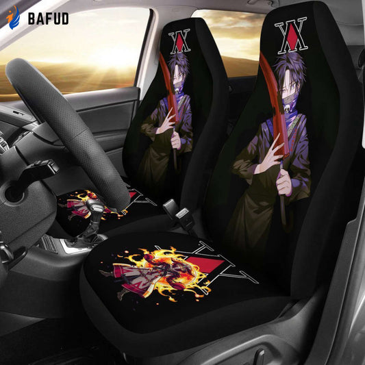 Hunter X Hunter Feitan Car Seat Covers For Fan Giftss HxH Anime Car Accessories - Bafud