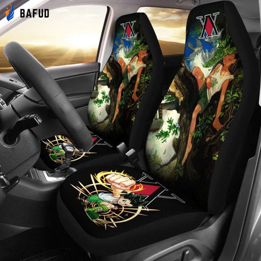 Hunter X Hunter Gon Car Seat Covers For Fan Gifts HxH Anime Car Accessories - Bafud