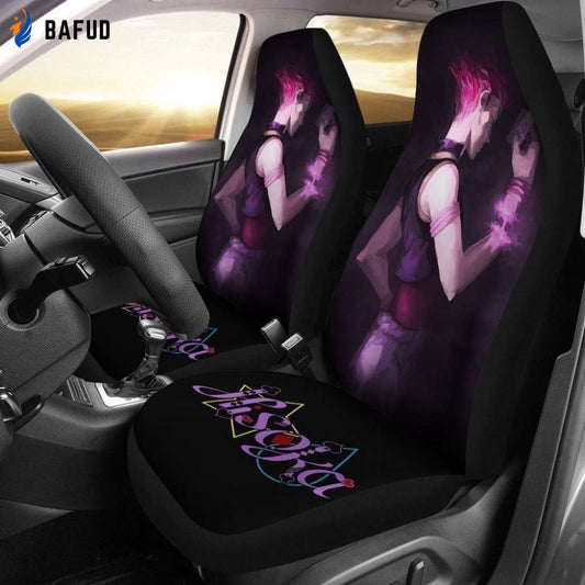 Hunter X Hunter Hisoka Car Seat Covers For Fan Gifts Custom HxH Anime Car Accessories - Bafud
