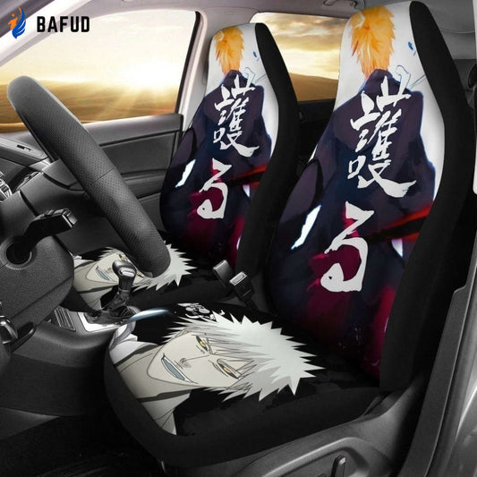 Ichigo's Back Bleach Car Seat Covers For Fan Gifts LT04 - Bafud