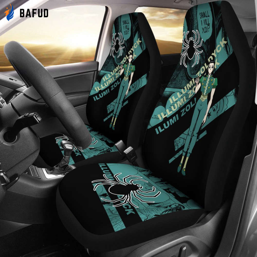 Illumi Zoldyck Characters Hunter X Hunter Car Seat Covers For Fan Gifts Anime Gift - Bafud
