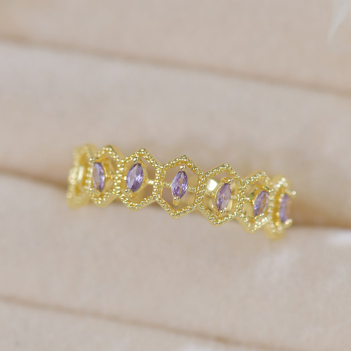 Isolde Marquise Band Ring