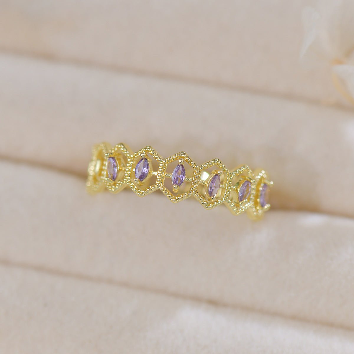 Isolde Marquise Band Ring