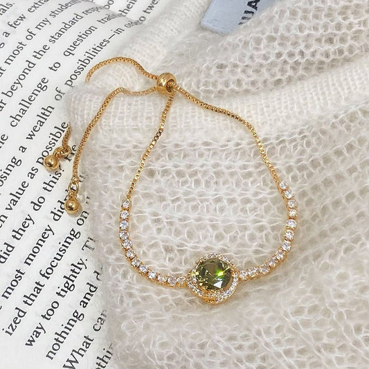 Ivana Peridot Bracelet