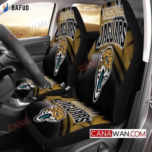 Jacksonville Jaguars Logo Art19 Universal Fit Car Seat Covers For Fan Gifts Gift For Fan - Bafud