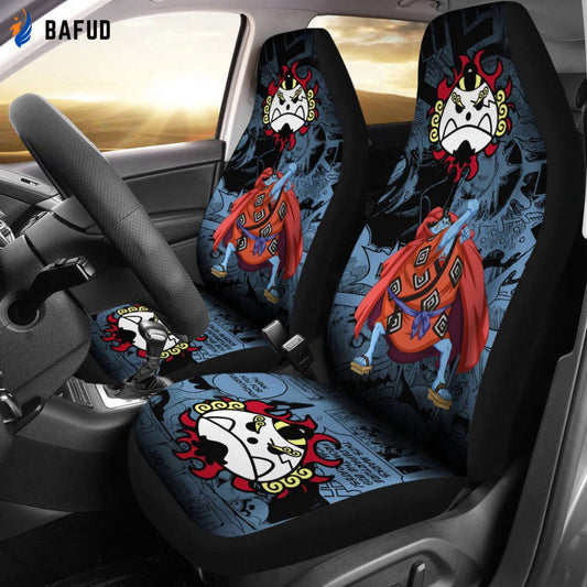 Jinbei One Piece Car Seat Covers For Fan Gifts Anime Mixed Manga - Bafud