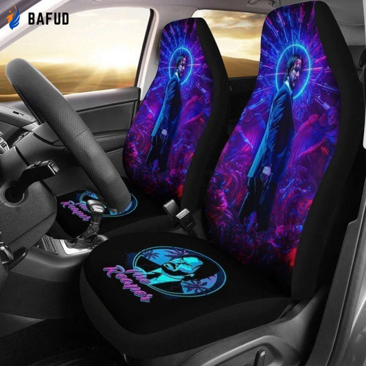 John Wick The Reaper Car Seat Covers For Fan Gifts Custom NH10 - Bafud