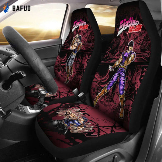 JoJo's Bizarre Adventure Jonathan Joestar Car Seat Covers For Fan Gifts - Bafud