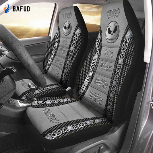 JS Print Car Seat Covers For Fan Gifts - HH - Bafud