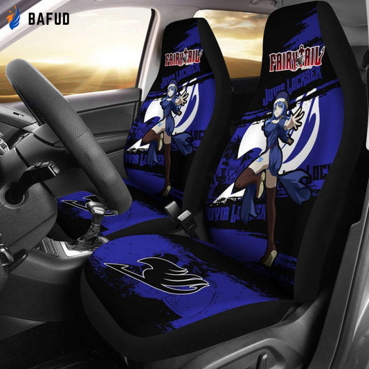 Juvia Lockser Fairy Tail Car Seat Covers For Fan Gifts Custom Anime Car Accessories - Bafud
