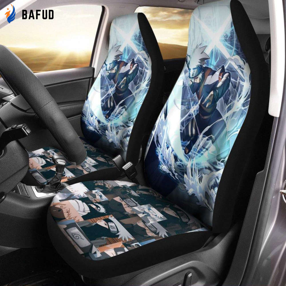 Kakashi Young Age Car Seat Covers For Fan Gifts Naruto Anime Car Decor - Bafud