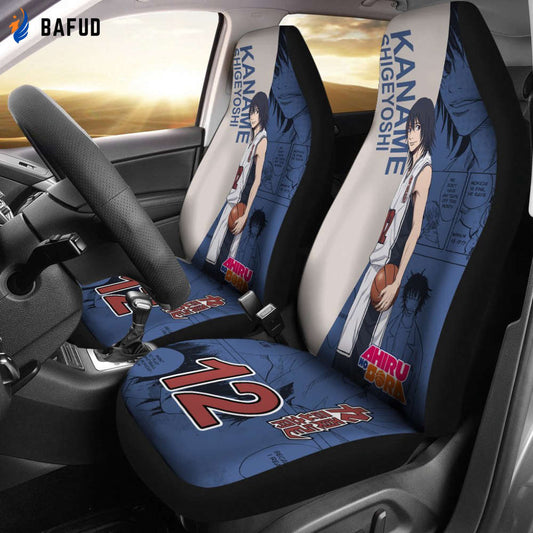 Kaname Shigeyoshi Characters Ahiru No Sora Car Seat Covers For Fan Gifts Anime - Bafud