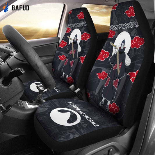 Kisame Hoshigaki NRT Akatsuki Members Car Seat Covers For Fan Gifts For Cool Fan Anime - Bafud