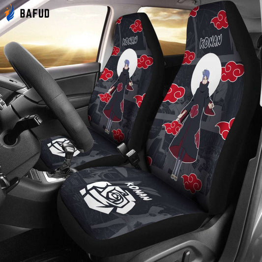 Konan NRT Akatsuki Members Car Seat Covers For Fan Gifts Adore Anime - Bafud