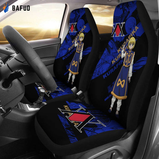 Kurapika Characters Hunter X Hunter Car Seat Covers For Fan Gifts Anime Gift - Bafud