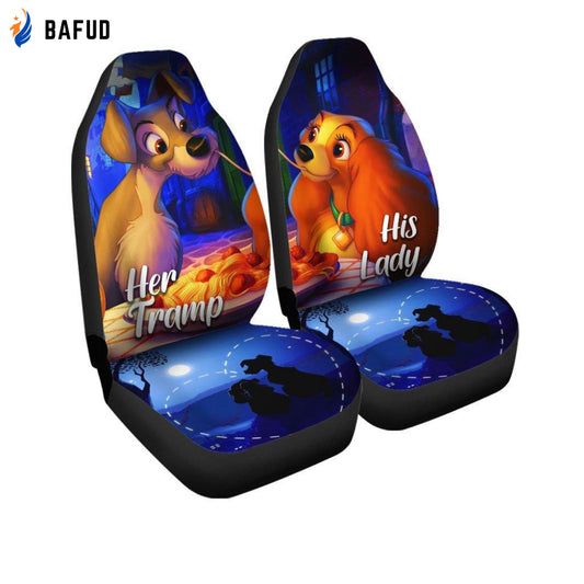 Lady and the Tramp Car Seat Covers For Fan Gifts The Best Valentine's Day Gifts - Bafud