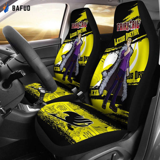 Lexus Dreyar Fairy Tail Car Seat Covers For Fan Gifts Gift For Special Fan Anime - Bafud