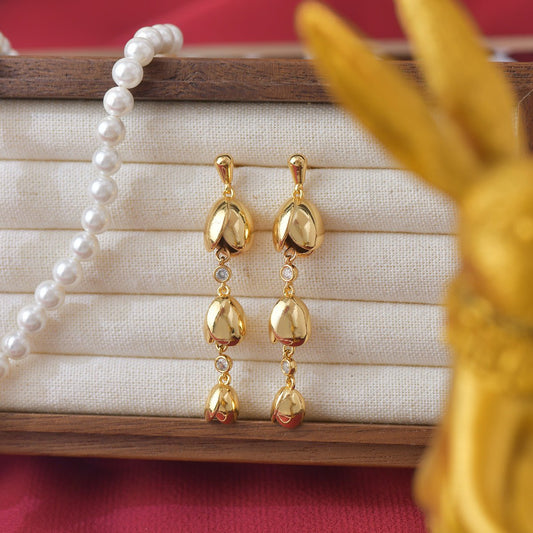 Lily of the Valley Drop Earrings