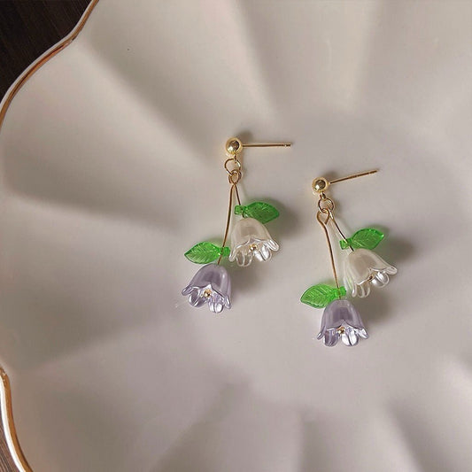 Lily of the Valley Earrings - Abby