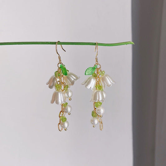 Lily of the Valley Earrings - Christy