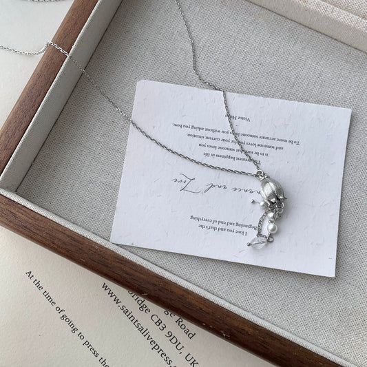 Lily of the Valley Necklace in Silver