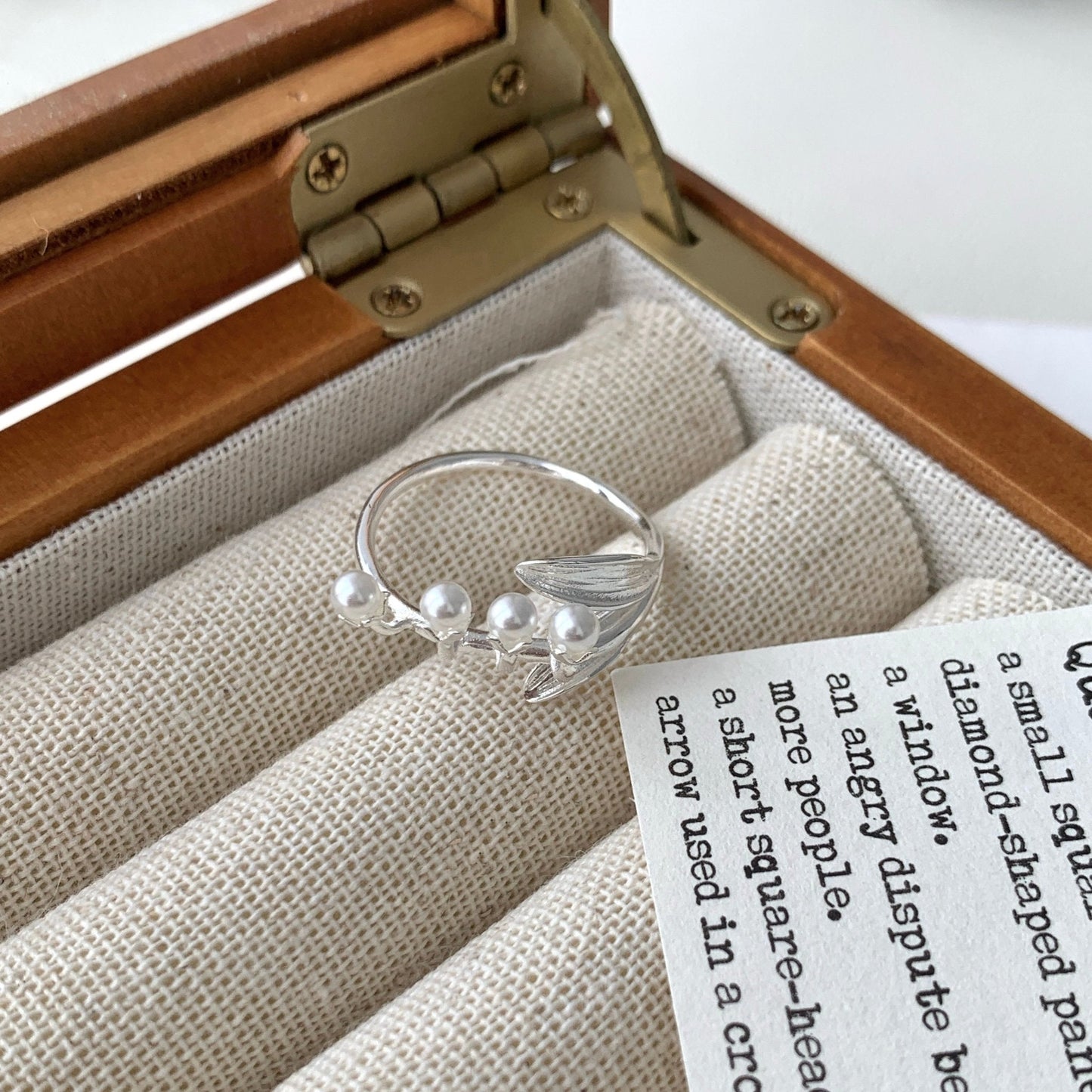 Lily of the Valley Ring