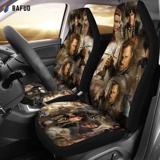 Lord Of The Rings Car Seat Covers For Fan Gifts Custom Idea - Bafud