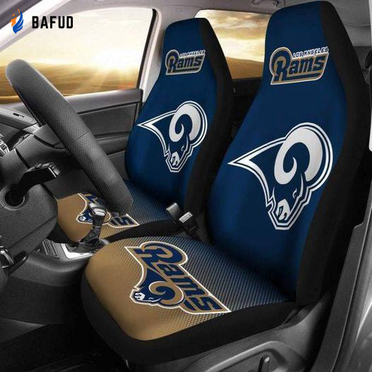 Show Your Rams Pride with Los Angeles Rams Seat Covers - Perfect Fan Gift! G95 - Bafud