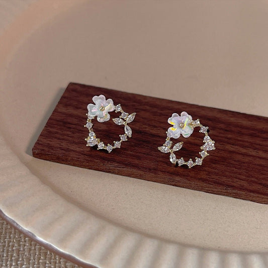Lunaria Stud Earrings