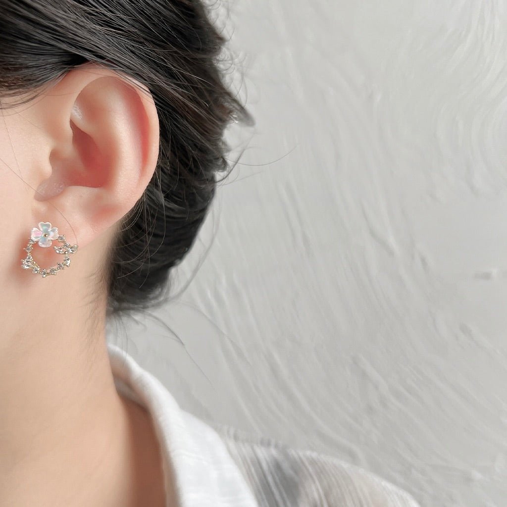 Lunaria Stud Earrings