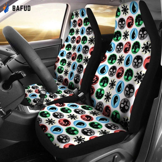 Magic The Gathering Icons Car Seat Covers For Fan Gifts Custom Idea HH11 - Bafud