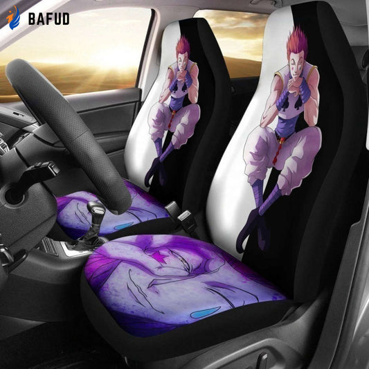 Magician Hisoka Car Seat Covers For Fan Gifts Custom Anime Hunter X Hunter Car Accessories - Bafud