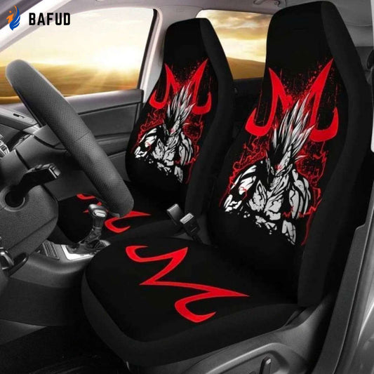 Majin Vegeta Dragon Ball Car Seat Covers For Fan Gifts Anime Custom NH1911 - Bafud