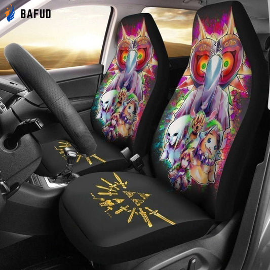 Majora The Legend Of Zelda Car Seat Covers For Fan Gifts Custom Car Decoration - Bafud
