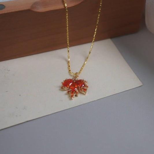 Maple Leaf Necklace