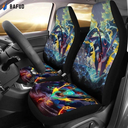 Mega Charizard Dragon Movie Car Seat Covers For Fan Gifts - Bafud