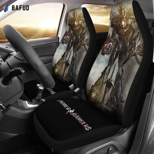 Megazord The Movie Saban's Power Rangers Car Seat Covers For Fan Gifts MN04 - Bafud