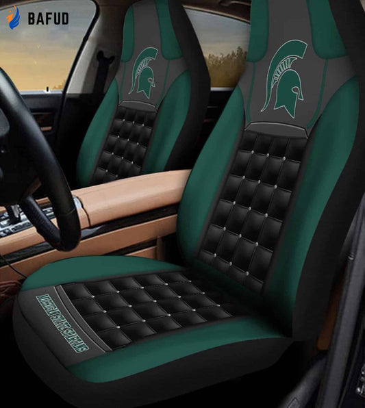 Michigan State Spartans Seat Covers For Fan Gifts (2) - Bafud